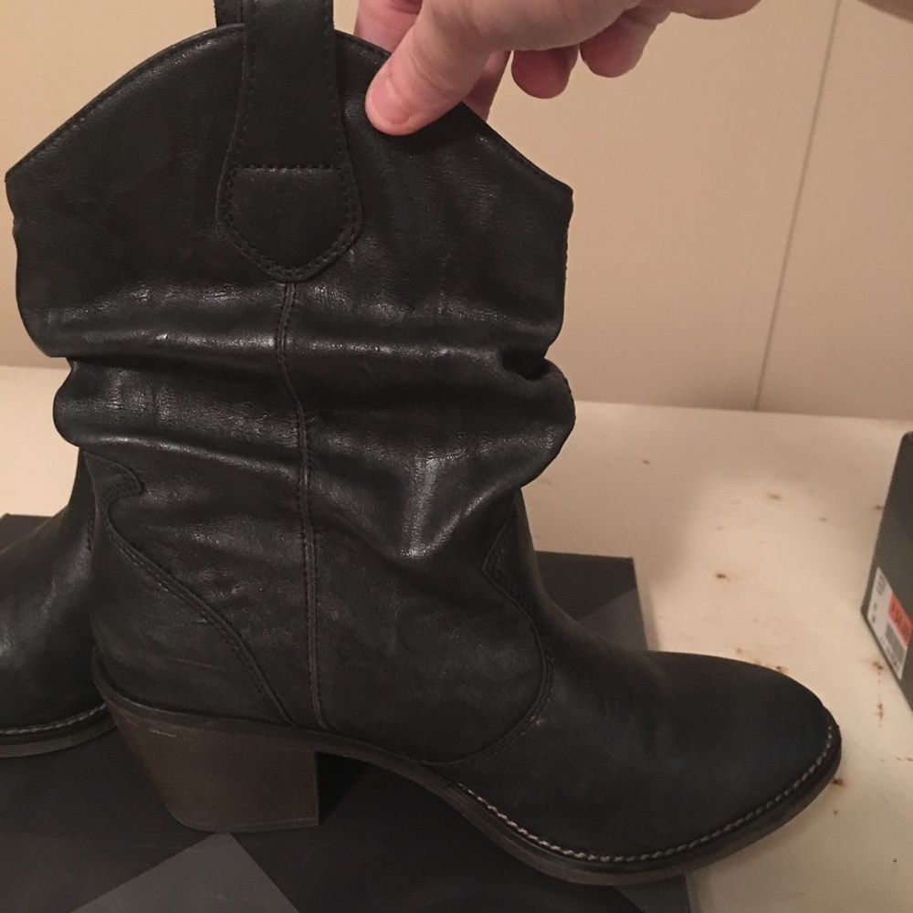 Black boots
